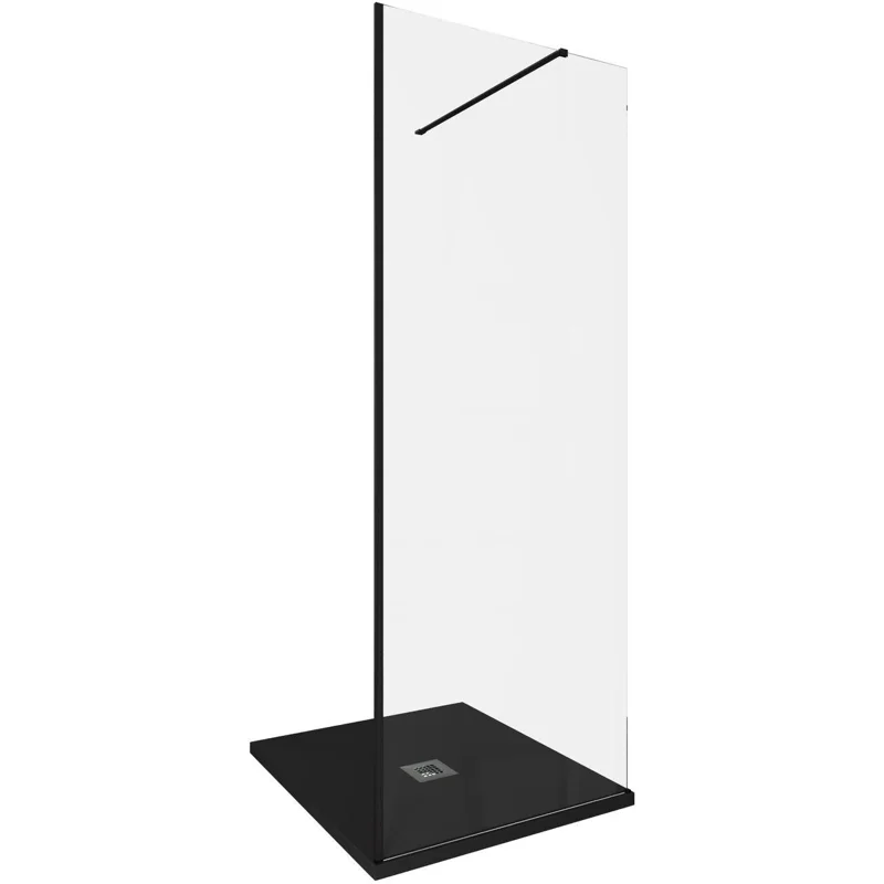 Душевая перегородка Allen Brau Infinity 1 80 3.21003.BBA черный браш