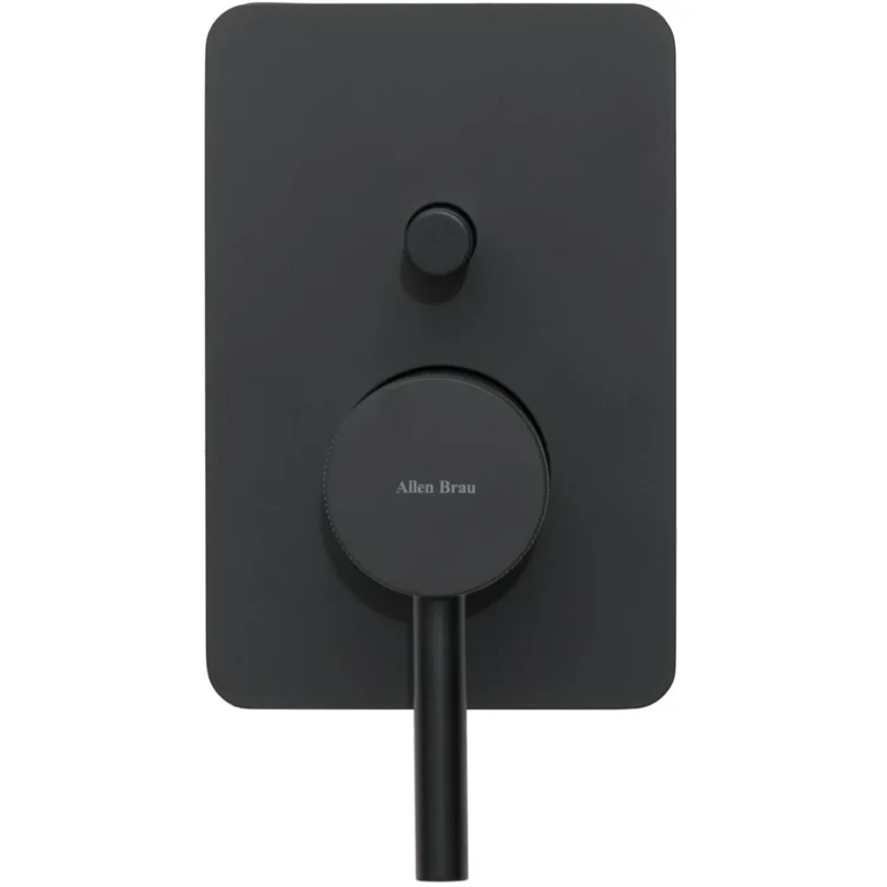 Смеситель для душа Allen Brau Priority X2 5.31011-31 (с внутренней частью, 2 выхода) черный матовый