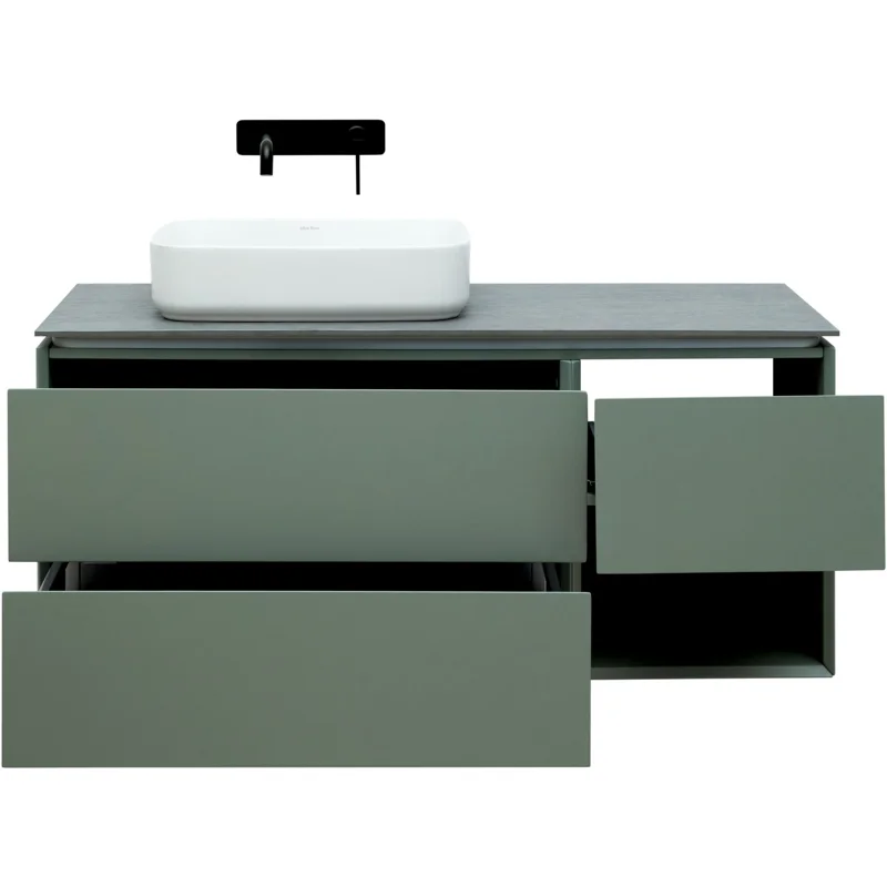 Тумба под раковину Allen Brau Infinity 120 1.21005.CGM L олива матовый