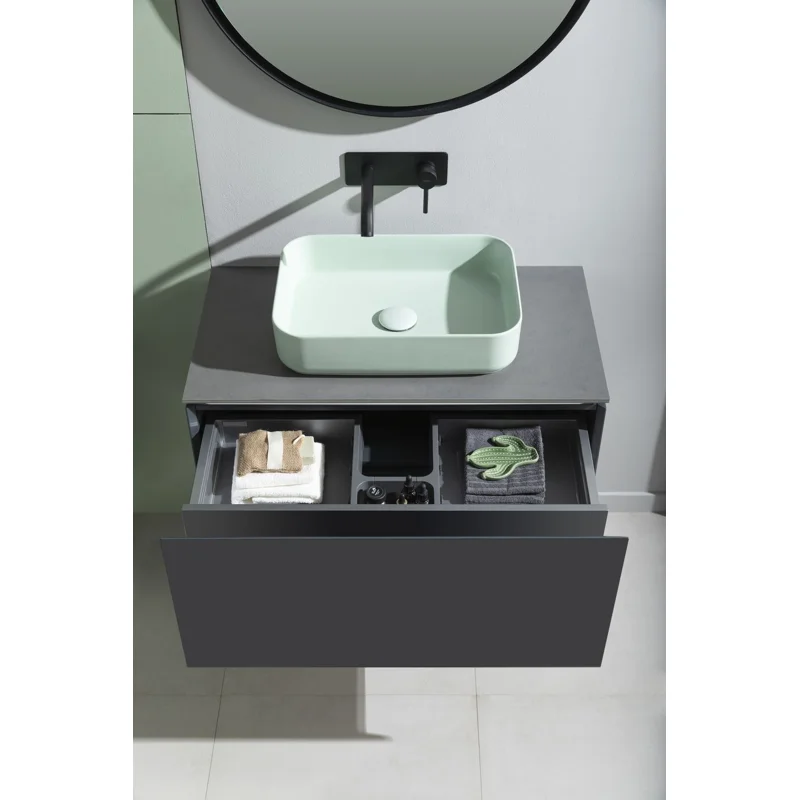 Тумба под раковину Allen Brau Infinity 85 1.21002.AM антрацит матовый