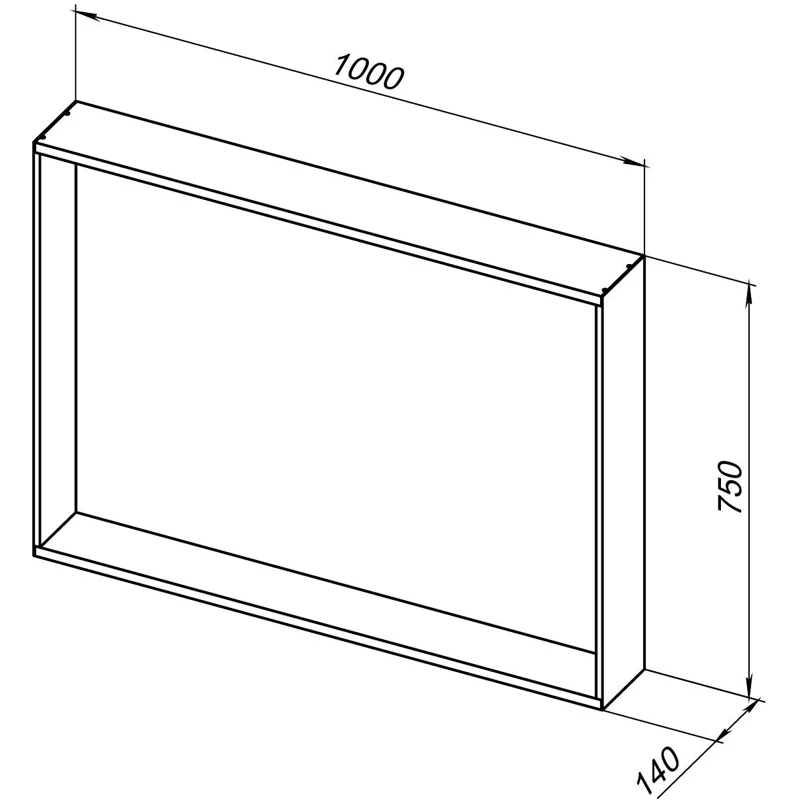 Зеркало Allen Brau Reality 100 1.32020.02 серебро браш
