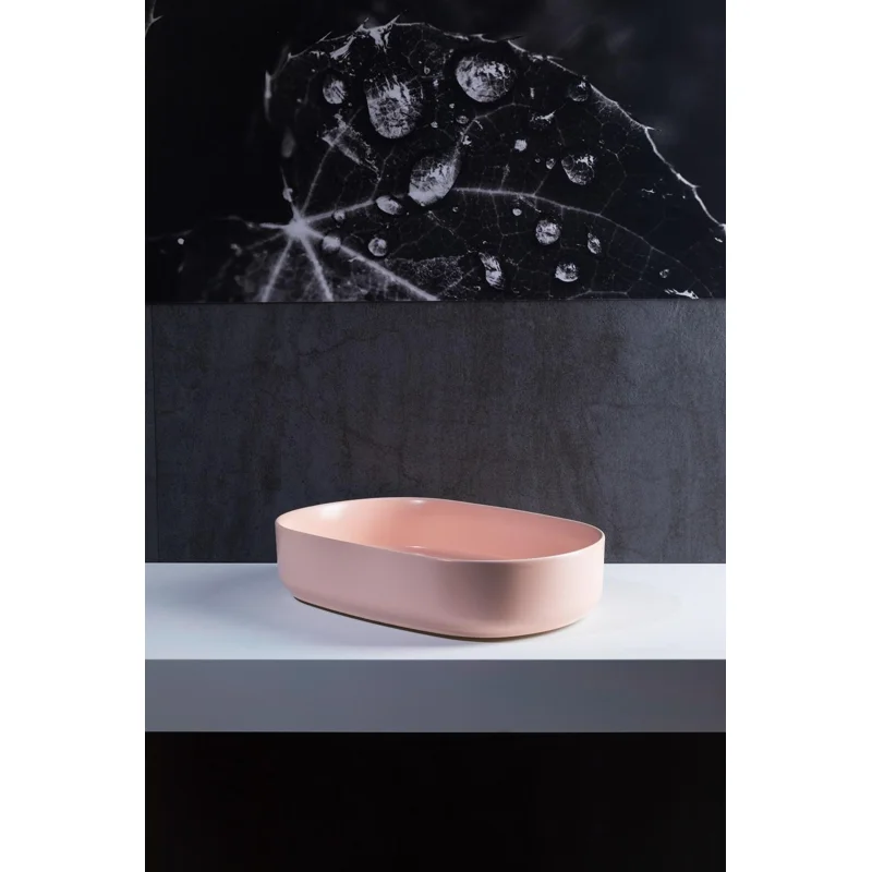 Раковина накладная Allen Brau Fantasy 55 4.11022.SM розовый