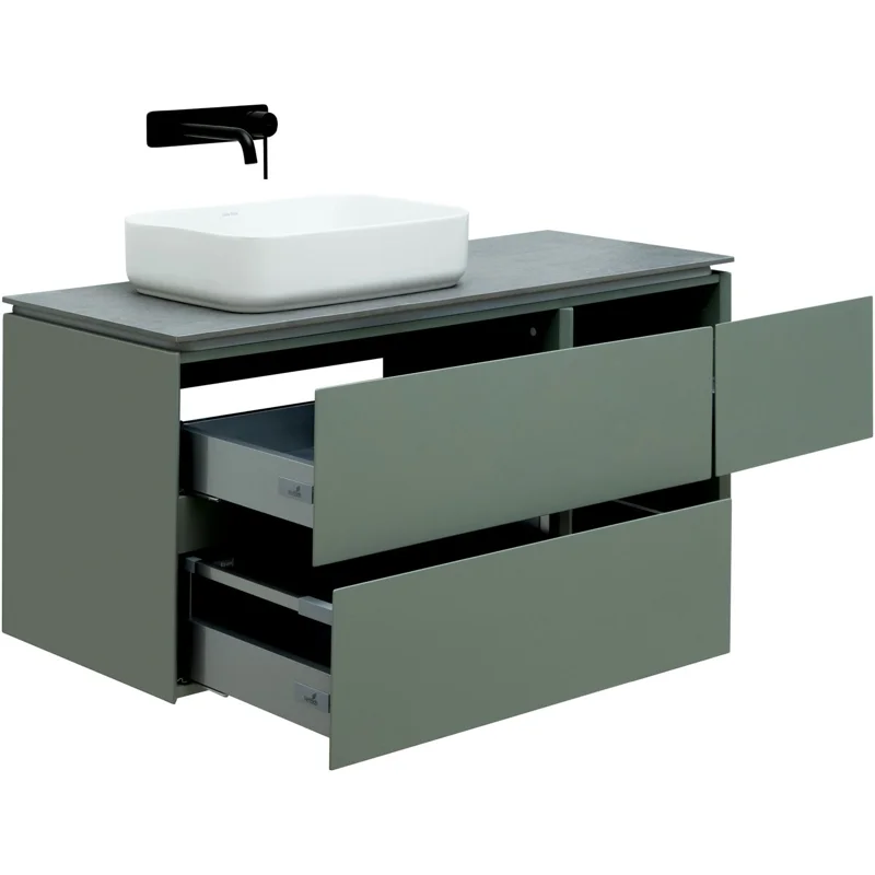 Тумба под раковину Allen Brau Infinity 120 1.21005.CGM L олива матовый