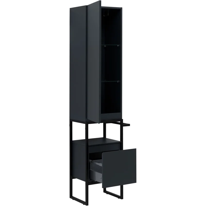 Шкаф-пенал Allen Brau Priority 40 1.31006.AM L антрацит матовый