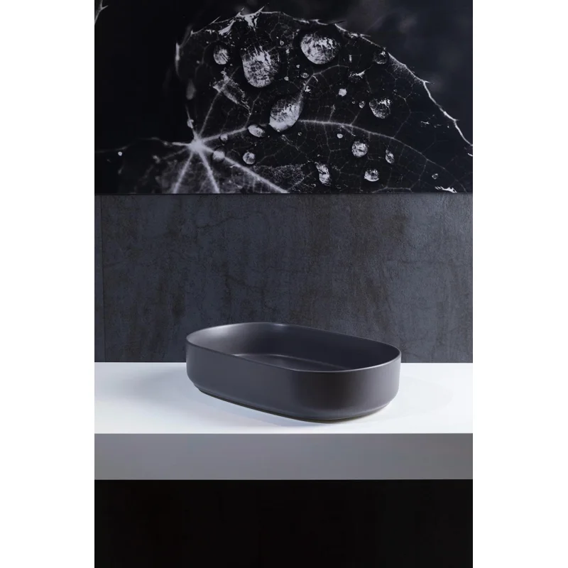 Раковина накладная Allen Brau Fantasy 55 4.11022.AN антрацит