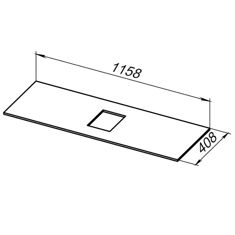 Столешница Allen Brau Priority 120 1.31012.G графит