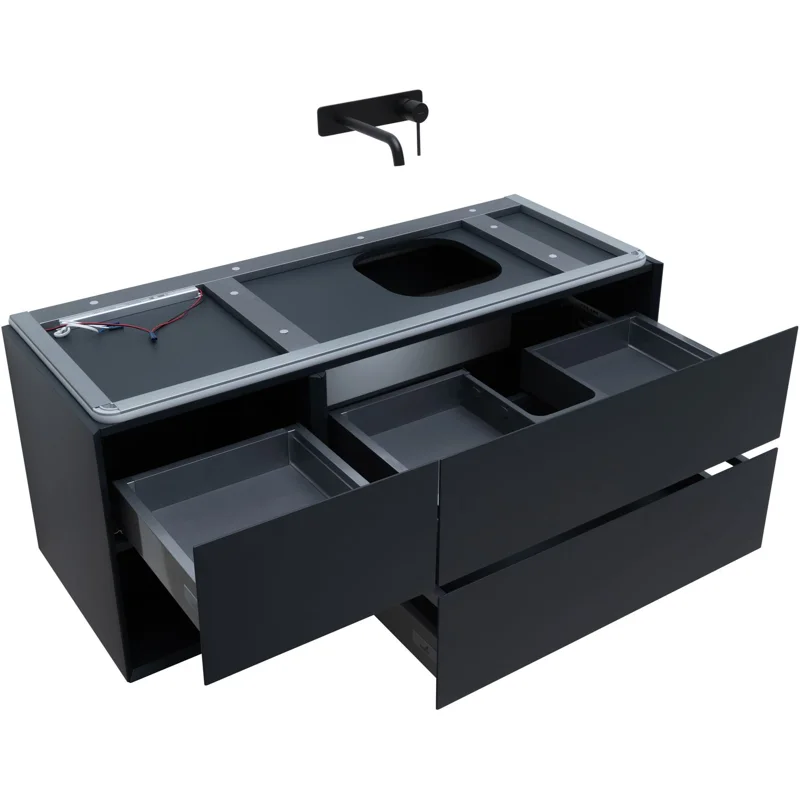 Тумба под раковину Allen Brau Infinity 120 1.21007.AM R антрацит матовый