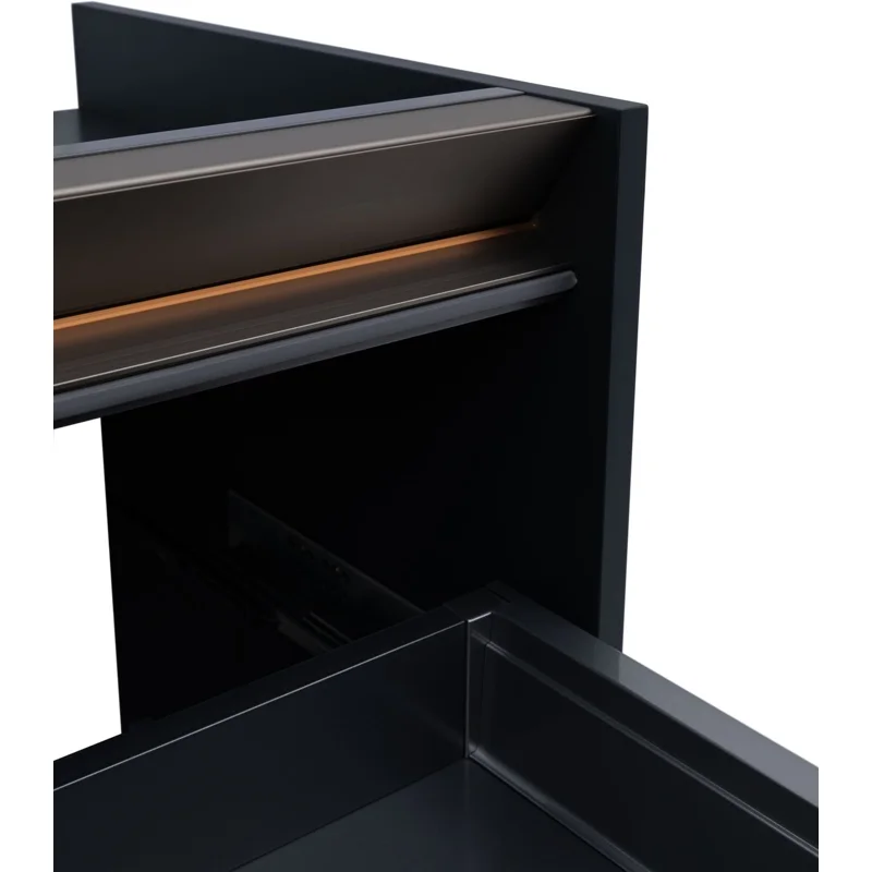 Тумба под раковину Allen Brau Activity 80 1.34012.AM антрацит матовый/олива браш