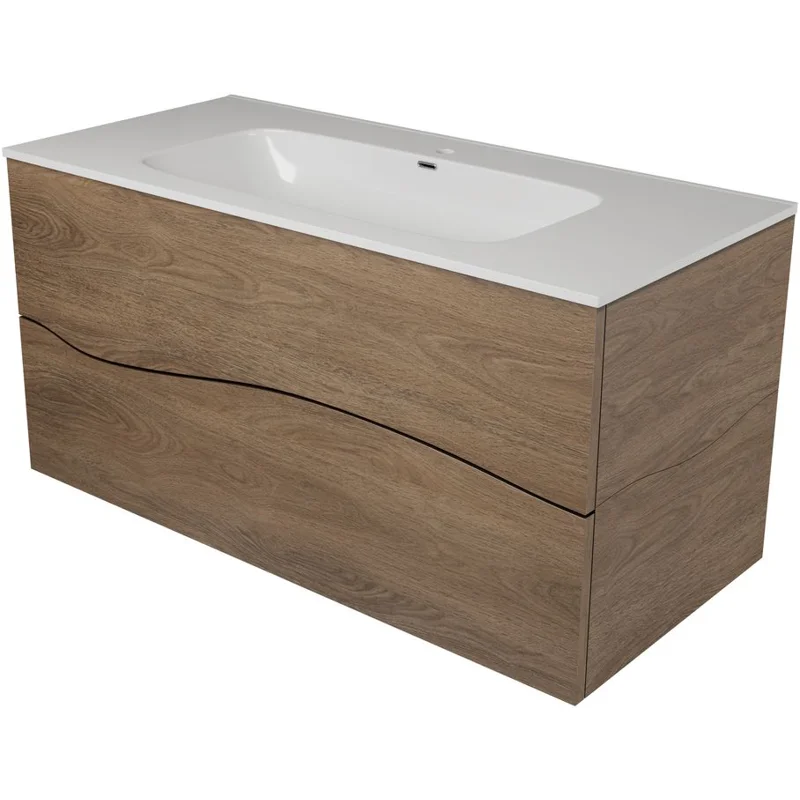 Тумба под раковину Allen Brau Glority 100 1.35002.NW дуб антик