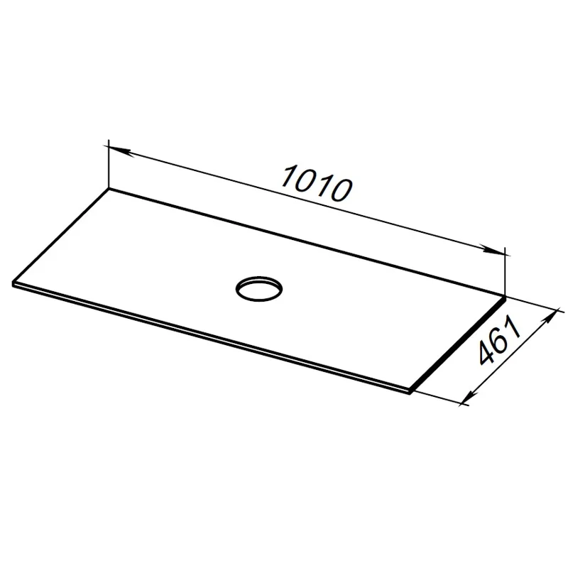 Столешница Allen Brau Reality 100 1.32025.DG-S пепел структ