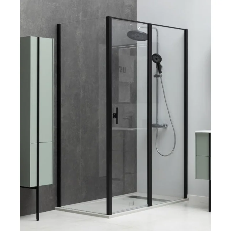 Душевой уголок Allen Brau Priority 120x90 3.31009.BBA + 3.31018.BBA черный браш