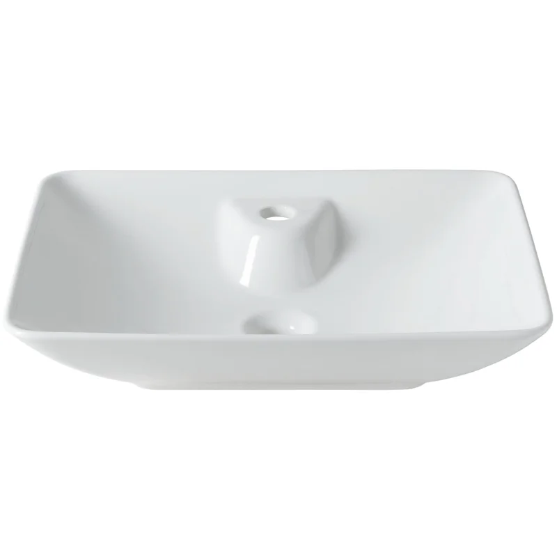 Раковина накладная Allen Brau Fantasy 53 4.11015.20 белый глянец