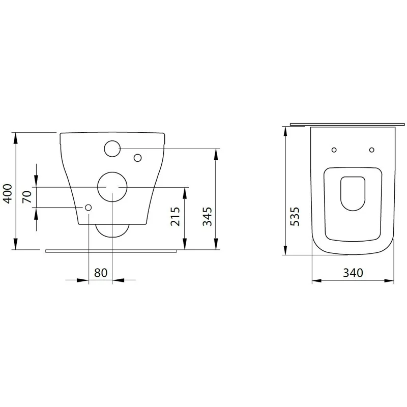 Чаша подвесного унитаза Allen Brau Infinity 4.21011.AN антрацит