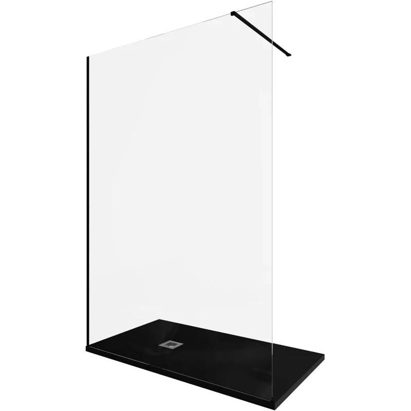 Душевая перегородка Allen Brau Infinity 1 140 3.21027.BBA черный браш