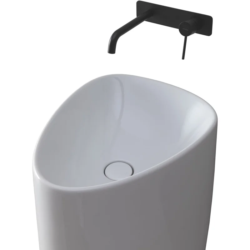 Раковина напольная Allen Brau Infinity 4.21016.20 белый глянец