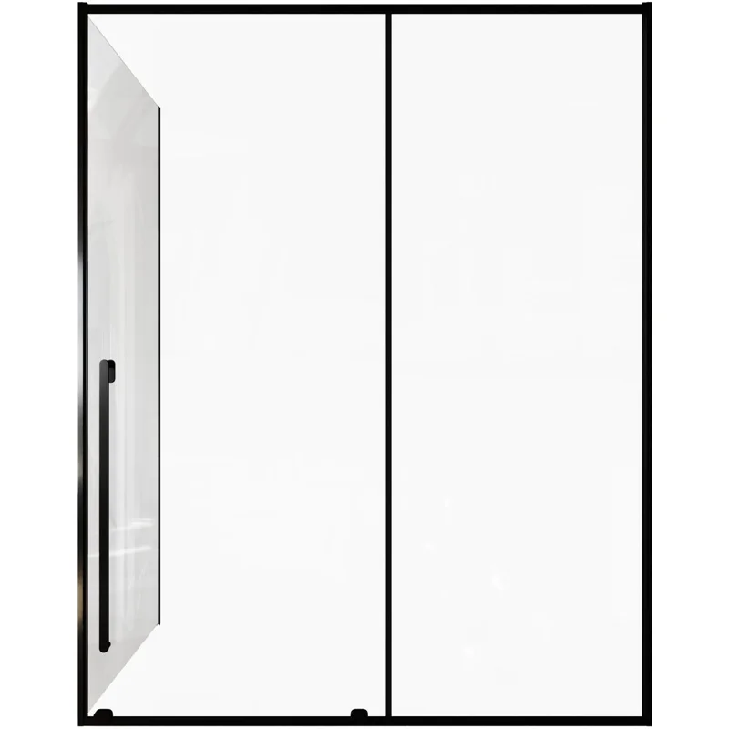 Душевой уголок Allen Brau Fantasy 160x80 3.11010.31 + 3.11012.31 черный матовый