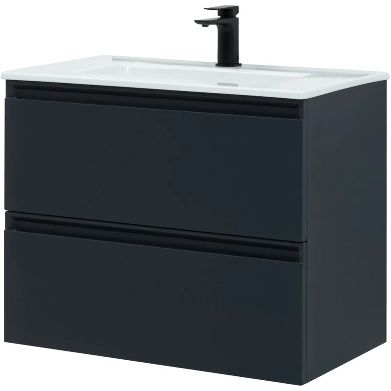 Тумба под раковину Allen Brau Eclipse 80 1.E1002.AM антрацит матовый