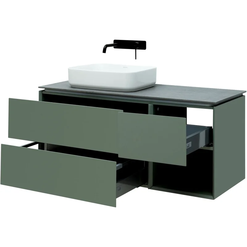 Тумба под раковину Allen Brau Infinity 120 1.21005.CGM L олива матовый