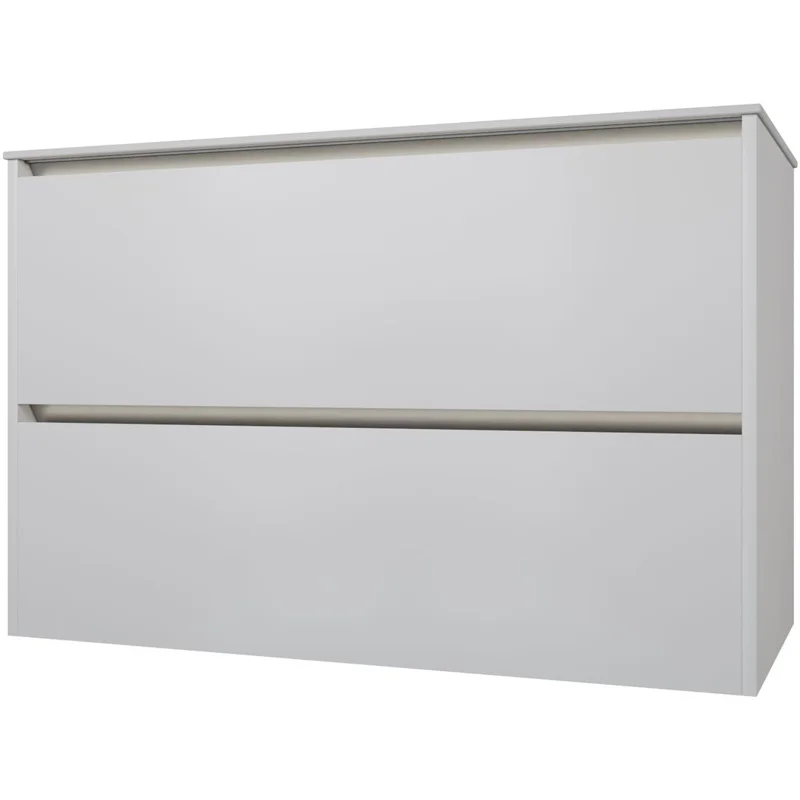 Тумба под раковину Allen Brau Activity 100 1.34006.WM белый матовый/черный браш