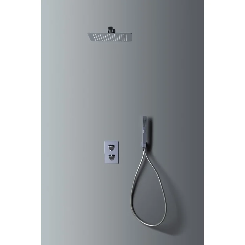 Душевой комплект Allen Brau Infinity 5.21016-00 (с внутренней частью, 2 выхода) хром