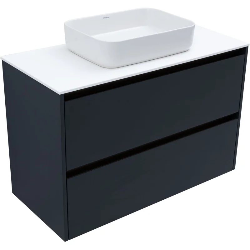 Тумба под раковину Allen Brau Activity 100 1.34014.AM антрацит матовый/олива браш