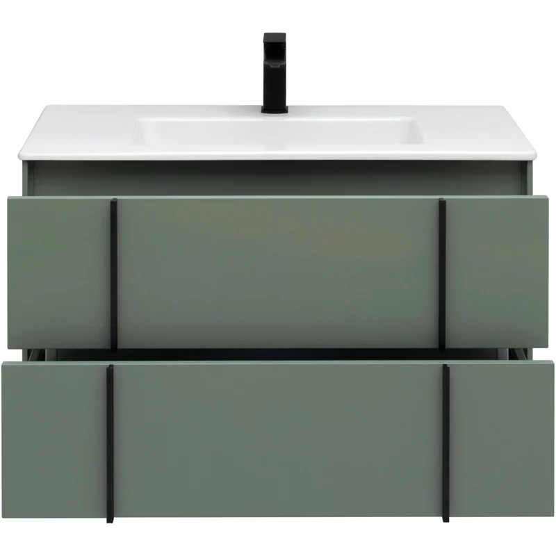 Тумба под раковину Allen Brau Reality 90 1.32006.CGM олива матовый