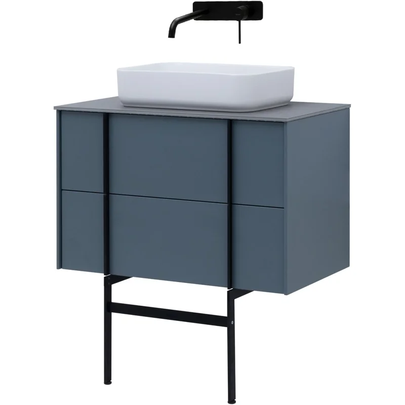 Тумба под раковину Allen Brau Reality 80 1.32005.BGM синий матовый