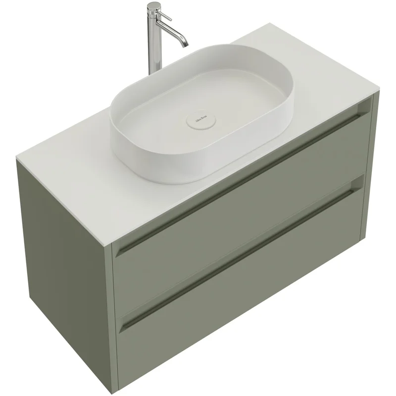 Тумба под раковину Allen Brau Fantasy 80 1.11001.CGM 2.0 олива матовый