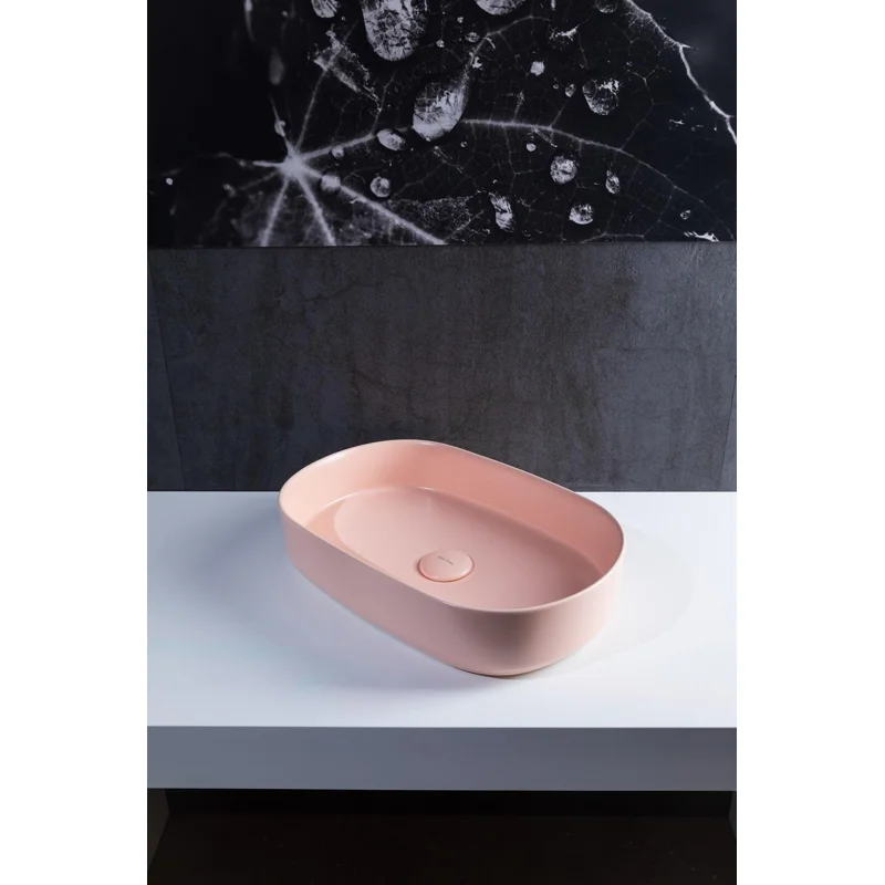 Раковина накладная Allen Brau Fantasy 55 4.11022.SM розовый