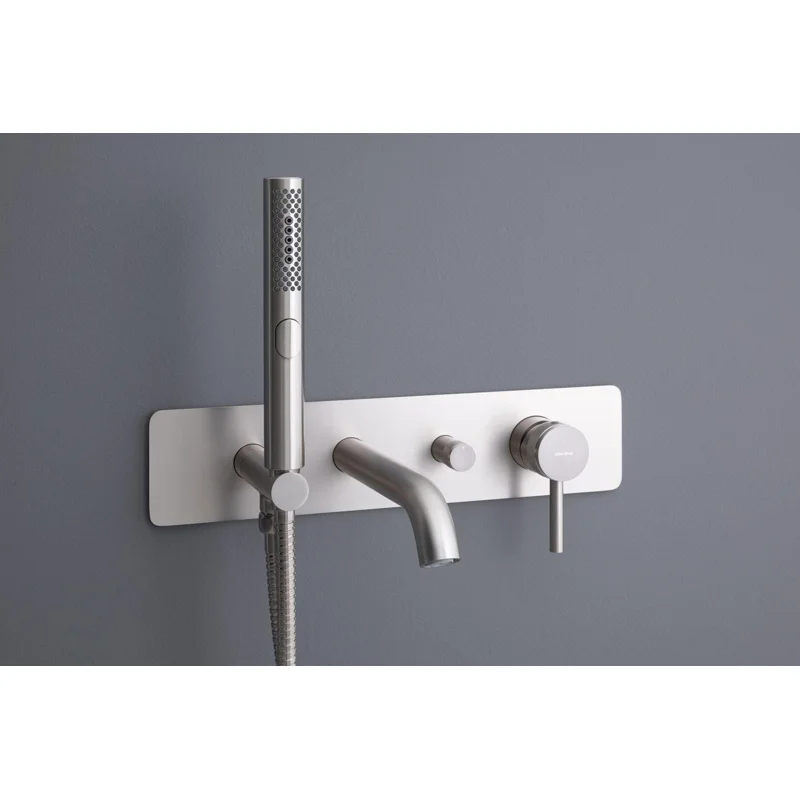 Смеситель для ванны с душем Allen Brau Priority 5.31006-BN (с внутренней частью) никель браш