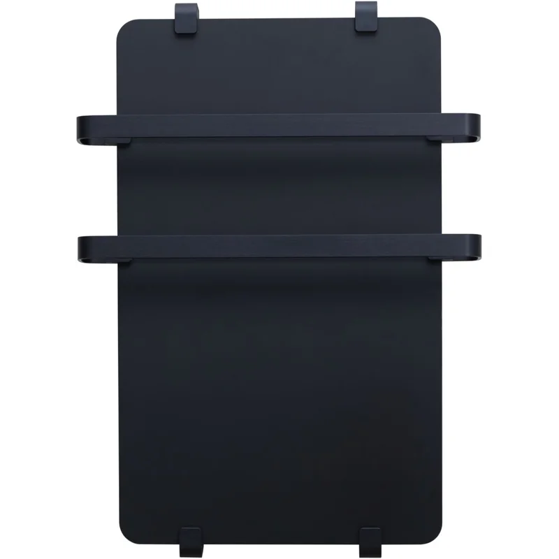 Полотенцесушитель электрический Allen Brau Infinity 100x44 с рейлингом 2.0 и креплением, черный матовый