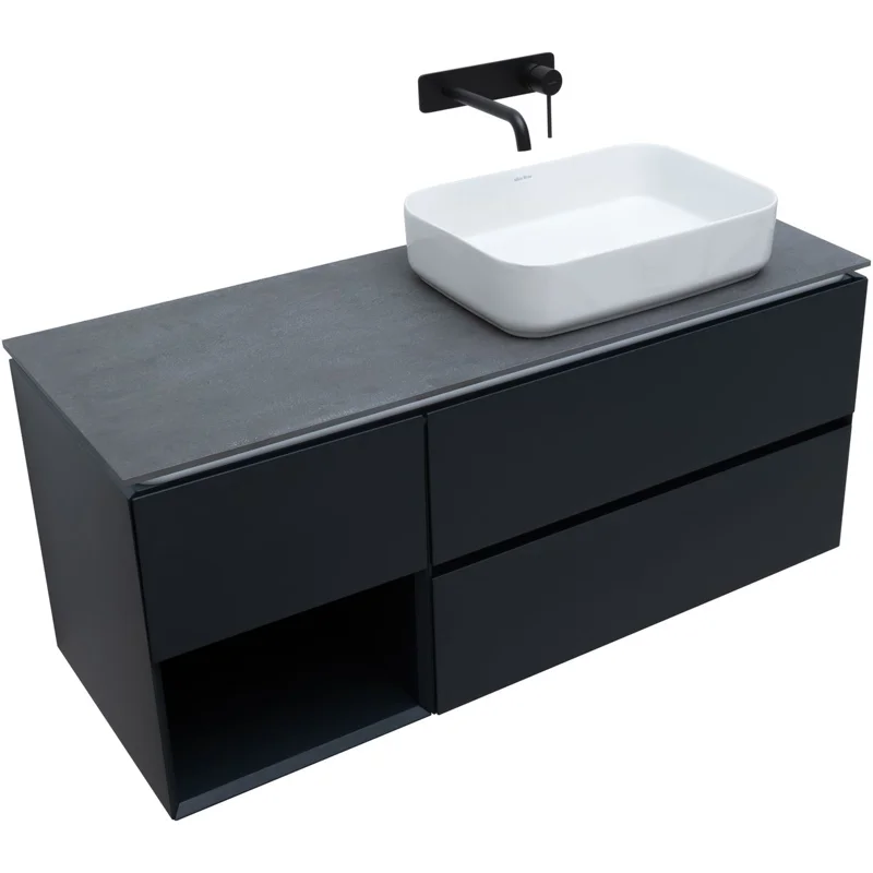 Тумба под раковину Allen Brau Infinity 120 1.21007.AM R антрацит матовый