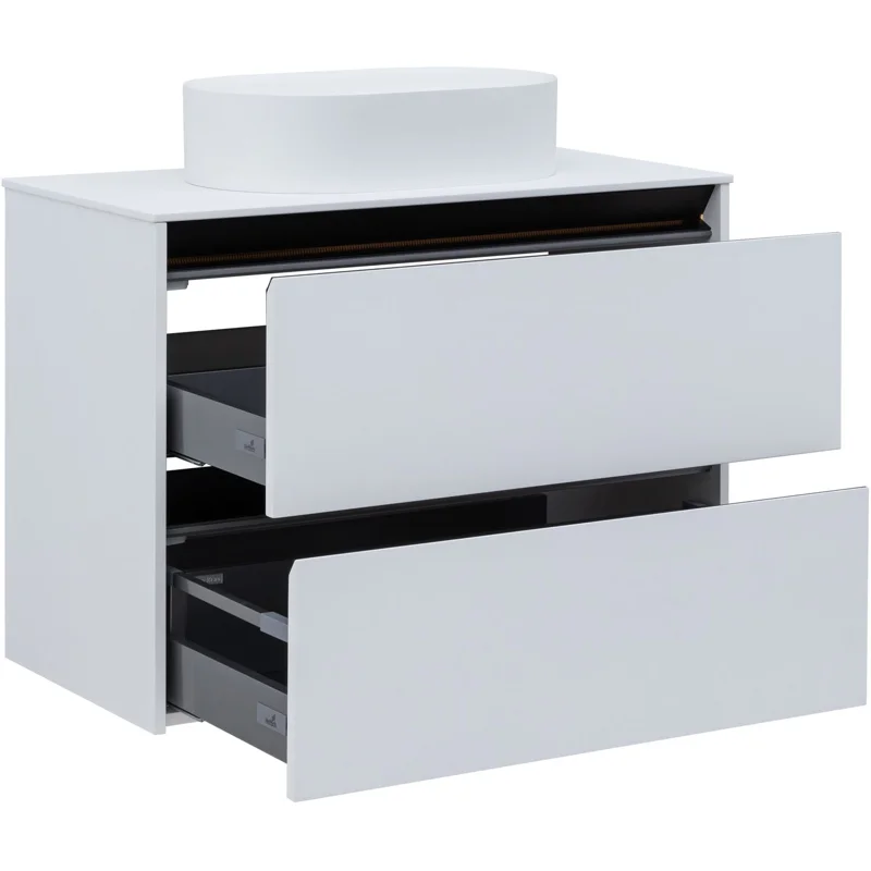 Тумба под раковину Allen Brau Activity 90 1.34005.WM белый матовый/черный браш