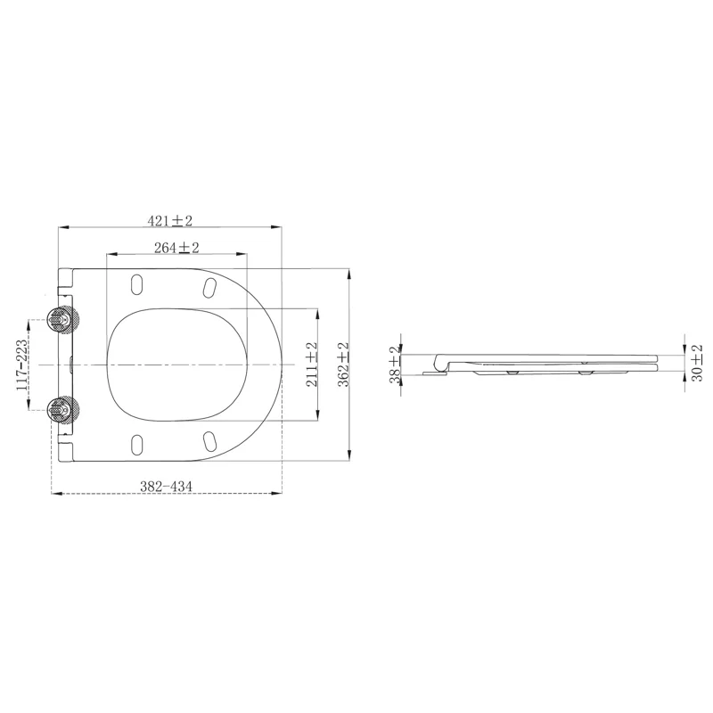 Крышка-сиденье Allen Brau Priority 4.31011.20 белый