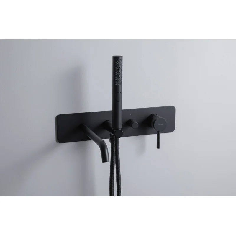 Смеситель для ванны Allen Brau Priority 5.31A05-31 (с внутренней частью) черный матовый