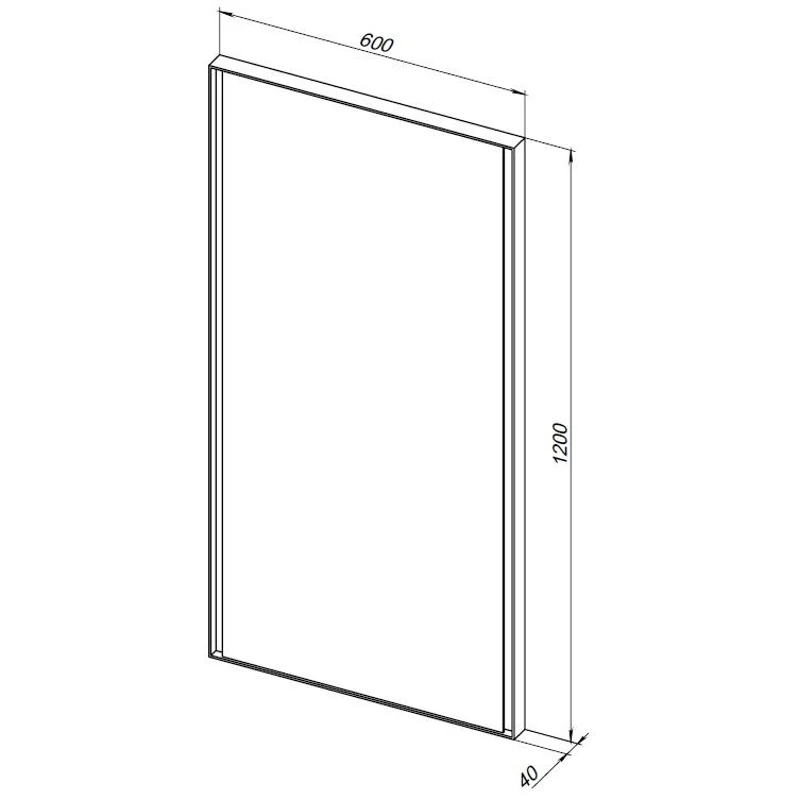 Зеркало Allen Brau Infinity 60 1.21020.BL черный