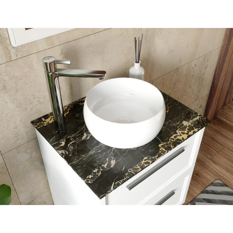 Раковина накладная Allen Brau Liberty 36 4.32001.20 белый глянец