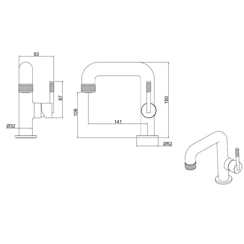 Смеситель для раковины Allen Brau Reality 5.32001-00 хром