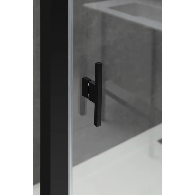 Душевой уголок Allen Brau Priority 140x100 3.31036.BBA + 3.31048.BBA черный браш