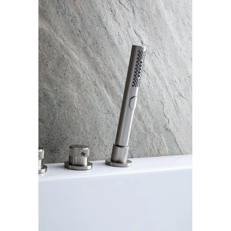 Смеситель на борт ванны Allen Brau Priority 5.31007-BN (с внутренней частью) никель браш