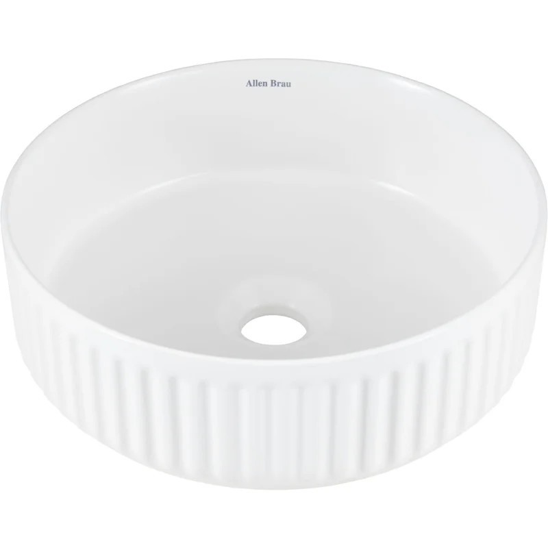 Раковина накладная Allen Brau Fantasy Line 36 4.11032.21 белый матовый