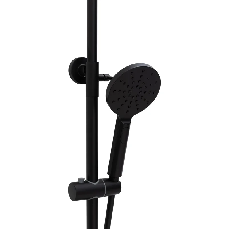 Душевая стойка Allen Brau Eclipse 5.E1006-31 черный матовый