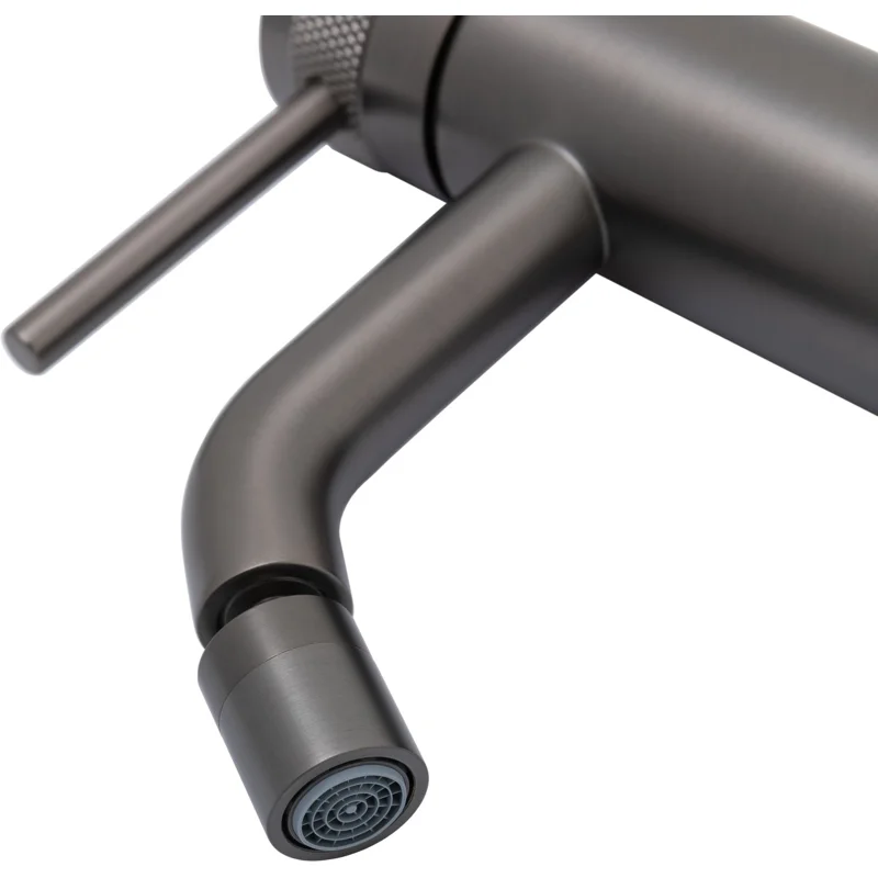 Смеситель для биде Allen Brau Priority 5.31A04-MG (с донным клапаном) графит браш