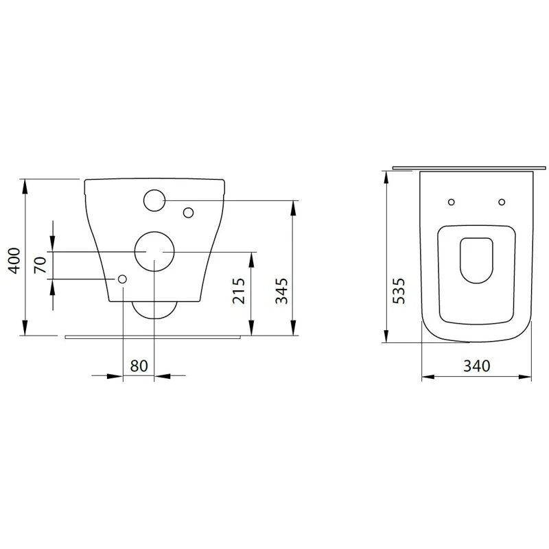 Чаша подвесного унитаза Allen Brau Infinity 4.21011.31 черный матовый