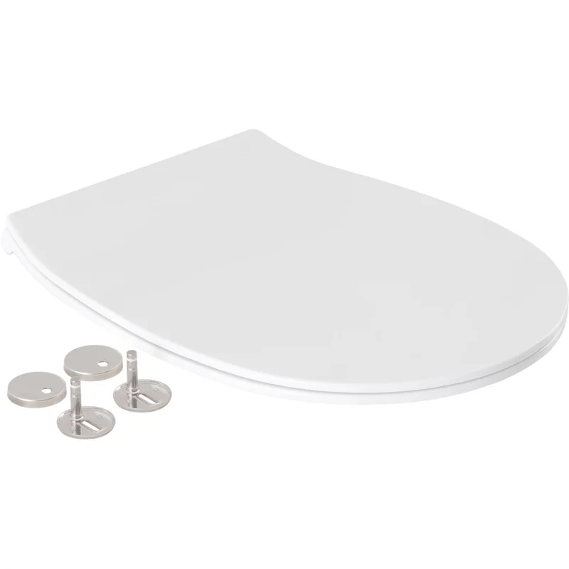 Крышка-сиденье для унитаза Allen Brau Fantasy Smartfix, Soft-Close 4.11005.20 белый глянец