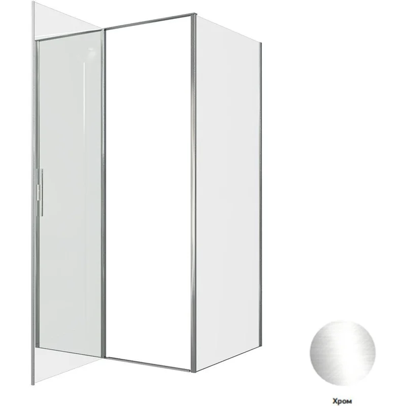 Душевой уголок Allen Brau Priority 120x90 3.31031.00 + 3.31043.00 хром