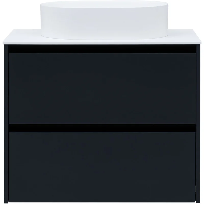 Тумба под раковину Allen Brau Activity 80 1.34004.AM антрацит матовый/черный браш