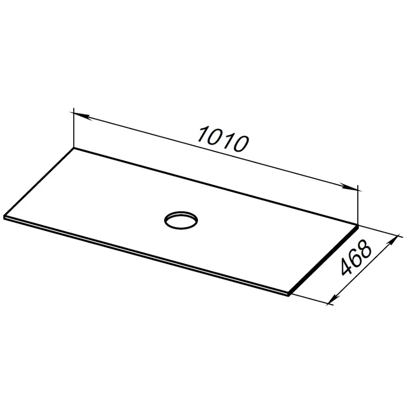 Столешница Allen Brau Fantasy 100 1.11010.G-S серый структ