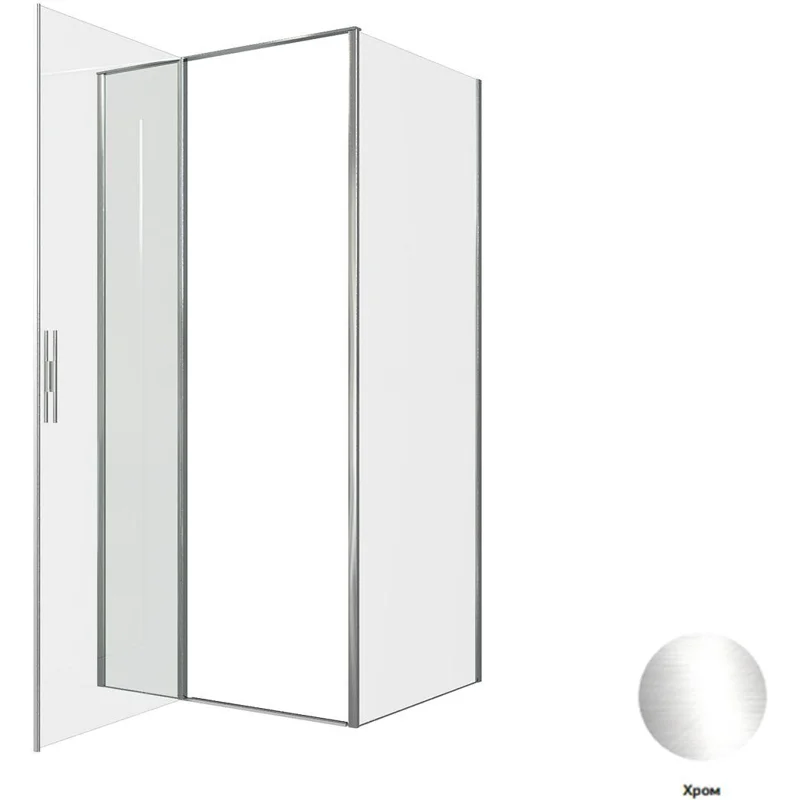 Душевой уголок Allen Brau Priority 100x80 3.31028.00 + 3.31040.00 хром