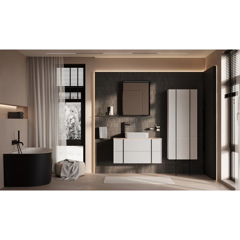 Тумба под раковину Allen Brau Reality 90 1.32006.WM белый матовый